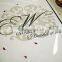 Party decorative carpet runner/factory hot sale decorative white wedding runner/wedding carpet/mat exhib