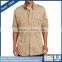 Comfortable and Durable Professional Men's Long Sleeve Tactical Shirt with Shoulder Epaulets with Buttons