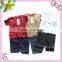 kids garments set child clothing for children 2015