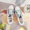 Students Flat - bottomed canvas running shoes women white board shoes