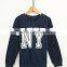 print letters 100% cotton fabric children sports pullover boys sweatshirt