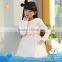 Fashion baby girl winter new products cotton fancy kids decoration flower clothes hand made dress baby