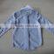 TC fabric Printed Stand Collar Boys Shirt Long Sleeve