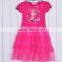 2014 Kids Baby's New Pink Blue Girls Kids One Piece Dress Tutu Dress Costume 5 Sizes SV005260#