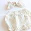 Children's Underwear With Headband Kids Trousers Baby Icing Legging Wholesale Ruffle Ribbon