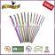 Charmkey knitting needle colorful aluminum crochet hook set t shirt yarn crochet tools