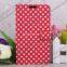 Fashionable Polka Dots Flip Leather Case For Samsung N7100