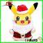 Pokemon Monster Cosplay Soft Plush Stuffed Toy Santa Pikachu