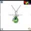 "Heart of the Ocean" Bowtie Pendant Necklace Made with Crystal, Women Heart Jewelry