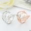 Lostpiece 2017 New Arrival Fashion Irregular Bird Nest Women Rose Gold Ring 316L Stainless Steel Finger Ring Jewelry