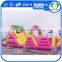 HI high quality giant inflatable obstacle course video for adults and kids