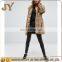 New Design Faux Fur Midi Coat Winter Coats Women Girl Women Brown Coats Winter with Great Price