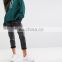 Jin Ying Apparel OEM Service Women Autumn Bright Green Boxy Hoodie for Young Girl