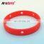 Red color ready-made molds cheap silicone bracelet rubber