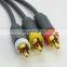 6FT Gray RCA Audio Video AV Cable for Xbox 360