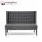 Luxury sofa seating restaurant booth dining furniture (HD643)
