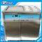 Thai Ice Cream Roll Machine / Flat Pan Fry Ice Cream Machine / Frozen Yogurt Fry Ice Cream Machine Foot Button Defrost