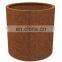 indoor decorative corten steel rusted metal garden flower plant pots stand