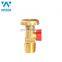 Low pressure brass valve for yemen cylinder