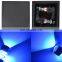 2X 9006 HB4 8000k 100W LED Fog Light Lamp Bulbs DRL Driving Light Blue+Projector