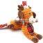 China supplier low price squeaky dog chew Christmas Deer pet toy for sell