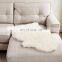 Wholesale different shape sheepskin animal white fur carpet for living room