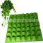 Green wall hanging Felt fabric planter grow bag for garden flower 2020