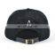 Fashionable classic style leather brim snapback caps custom