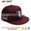 High quality small order custom cotton twill fitted snapback