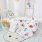 Children's lunch break double-sided cotton printed spring and autumn bean bean flannel blanket