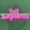 Best price PVC material  transparent acrylic backboard neon sign