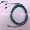 2-wires cable tf thermocouple J Temperature Sensor with M6 thread probe