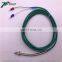 SS braid wire 1000mm with thread probe J Type Thermocouple Fast Response temperature sensor