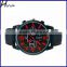 Men Racer Sports Quartz Wrist Silicone Strap Military Wrist Watch Red WP018                        
                                                Quality Choice