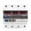 Three Phase Adjustable Over and Under Voltage Protector 3 Phase Automatic Recovery Protective Device Reset 63A 380V