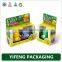 CUSTOMIZED MADE TOYS PACKING PAPER BOX WITH PVC WINDOW ON THE TOP