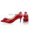 Beautiful Design Lady Shoes Party High Heel Pointed Toe Red Dress Shoes
