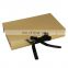 small black packaging slim custom cardboard cristals gift logo ribbon boxes for gift pack