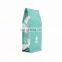 Food Grade Coffee Pouch Custom Flexible Packaging Flat Square Bottom 1kg Reusable Aluminum Foil Matt Black Coffee Bag