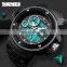 SKMEI 1341 newest digital watch stainless steel back multifunction watch 2 time zone watch