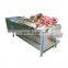 Industrial cyclic hydrodynamic high pressure fruits washers automatic brush roller root vegetable washing machine