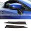 Soft Carbon Fiber Car Door Side Mirror Stickers  Trim Rearview Mirror trim strip for SUBARU BRZ Toyota 86 2016-2020