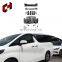 Ch High Quality Popular Products Fender Wide Enlargement Bumper Rear Bar Body Kits For Toyota Alphard 2018-2020