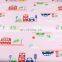 Cartoon car printed fabric kindergarten baby bed twill children's quilt cover cotton fabric