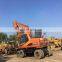 Doosan dh140w-7 wheel excavator , Used doosan dh140 dh150 dh160 dh210 excavators , Korea made machine