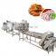 Chicken feet peeling blanching and cutting poultry slaughtering production line machine