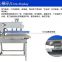 Pneumatic double position slide hot stamping machine 60*80 clothing hot drilling LOGO heat transfer press machine