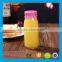 Food Grade 250ml Beverage Juice Bottle Glass Milk Bottle With Silicone Cap