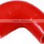 2.5" to 2.75" inch 90 Degree Silicone Reducer Elbow Hose for Turbo intercooler /Heater/Radiator/Oil cooler Coupler red Hose pipe