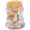 A large number of wholesale disposable bamboo toothpicks